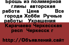 Брошь из полимерной глины, авторская работа. › Цена ­ 900 - Все города Хобби. Ручные работы » Украшения   . Карачаево-Черкесская респ.,Черкесск г.